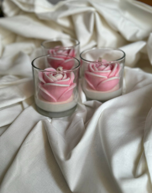 Flower candle